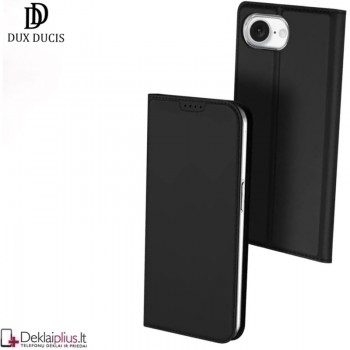 Dux Ducis Skin Pro dirbtinės odos dėklas - juodas (Apple Iphone 16e/Iphone 17e) Dux Ducis Skin Pro dirbtinės odos dėklas - juodas (Apple Iphone 16e/Iphone 17e)